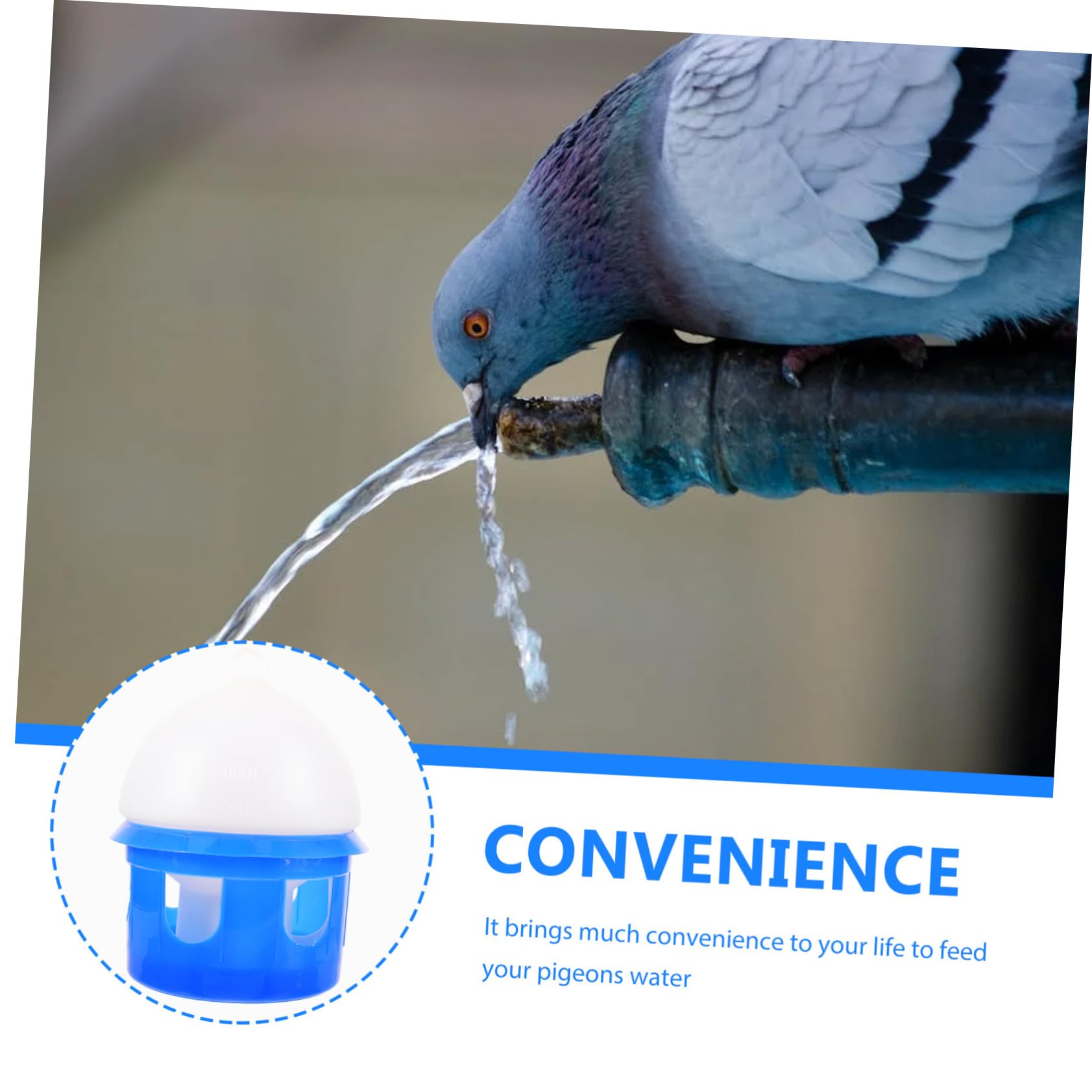 Bebedero Automático para Dispensador De Agua para Pájaros Comedero para para Jardín o Terraza
