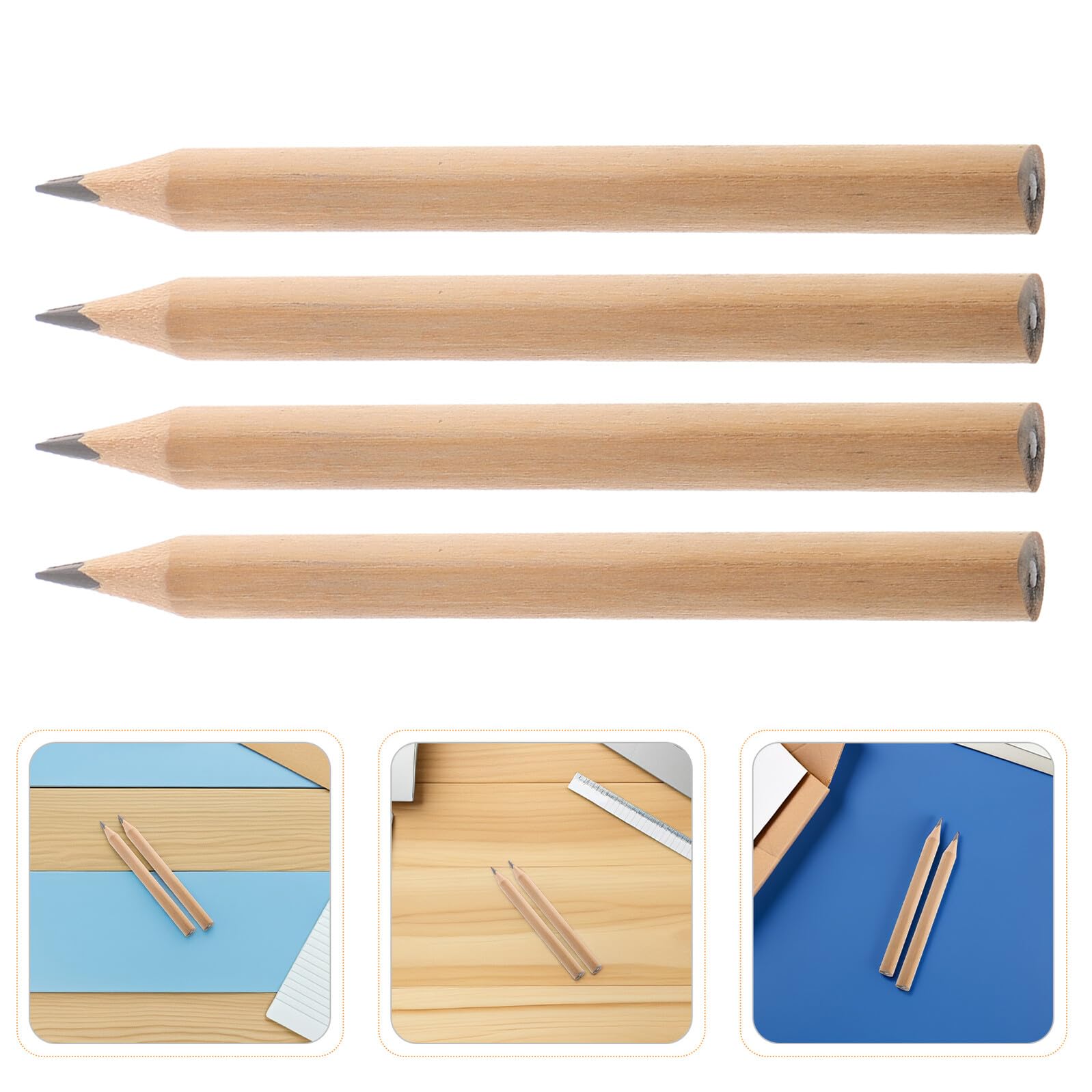 BESTonZON 200pezzi Matite Corte in Legno di Matite Hb Piccole per Disegno e Scrittura per Ragazzo Ragazza Scuola Materna Strumenti di Disegno e Scrittura Premi e Regali