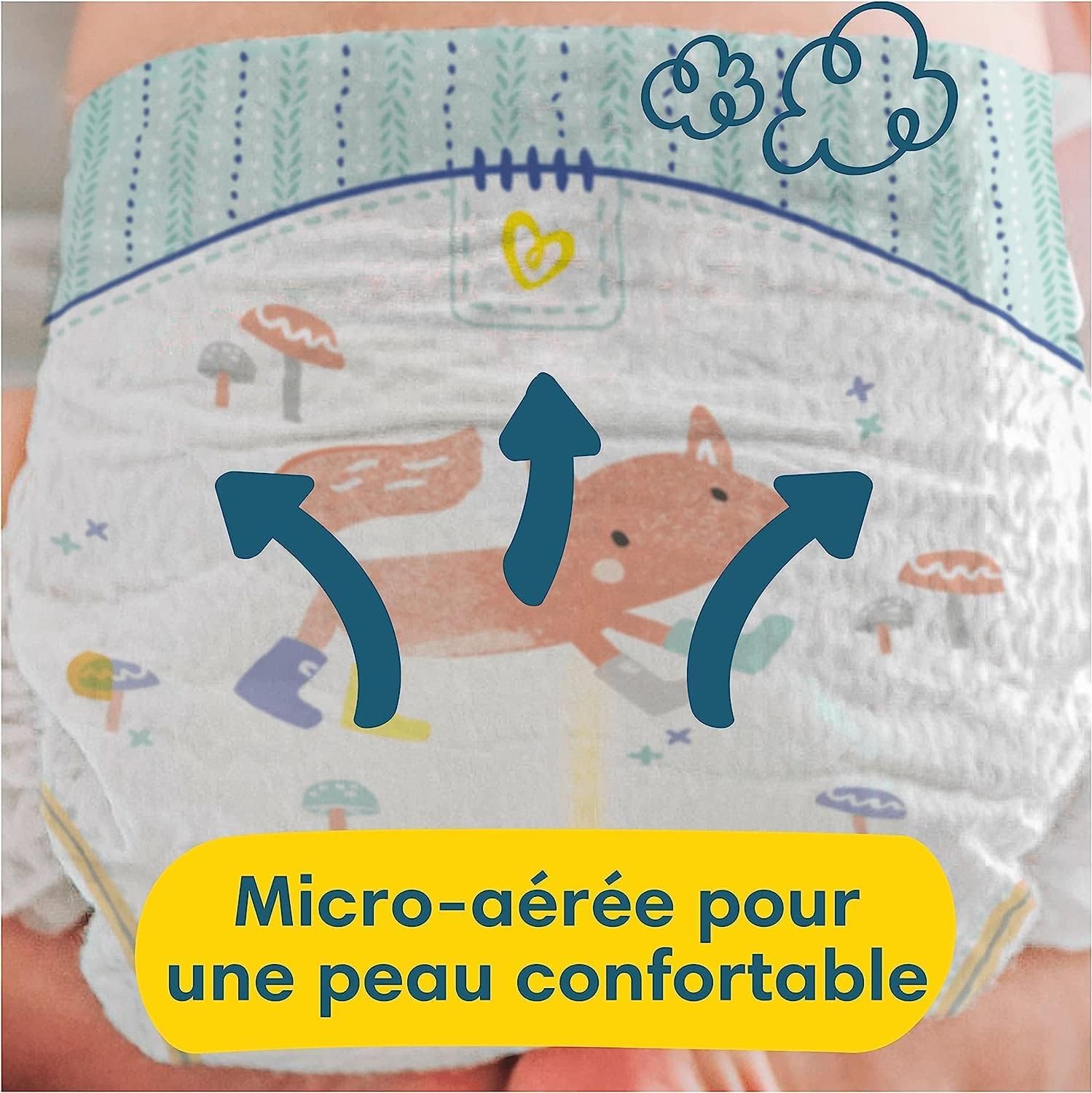 Pack Duo Pampers Premium Protection Taped, Taille 2 (240 couches) et Taille 3 (204 couches)