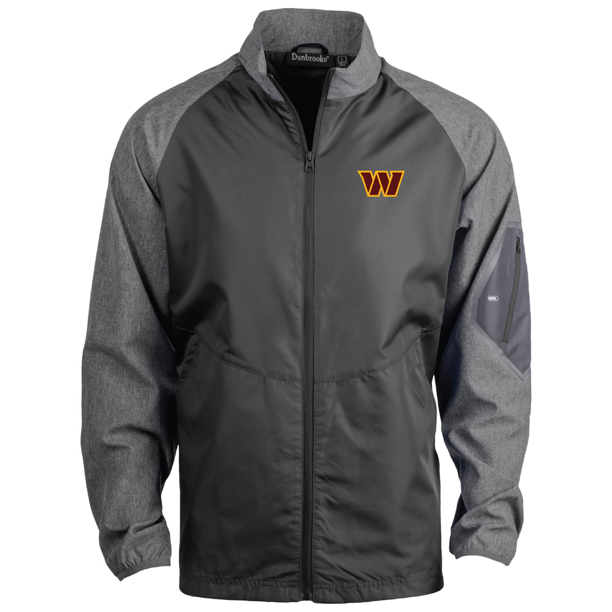 Dunbrooke Men's NFL Hurricane Raglan Full-Zip Windbreaker Jacket