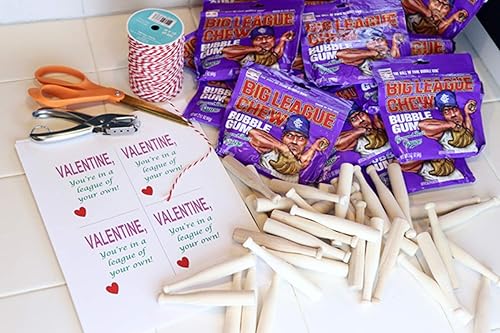 Miniatura 3 de Big League Chew Ground Ball Grape  Paquete de 4 bolsas de 2.12