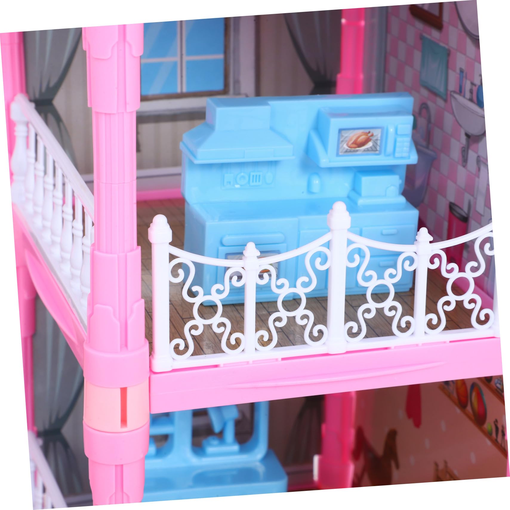 Toyvian Casa Bambole Castello Principessa per Bambine Casa Bambole Gioco Bambine Principessa