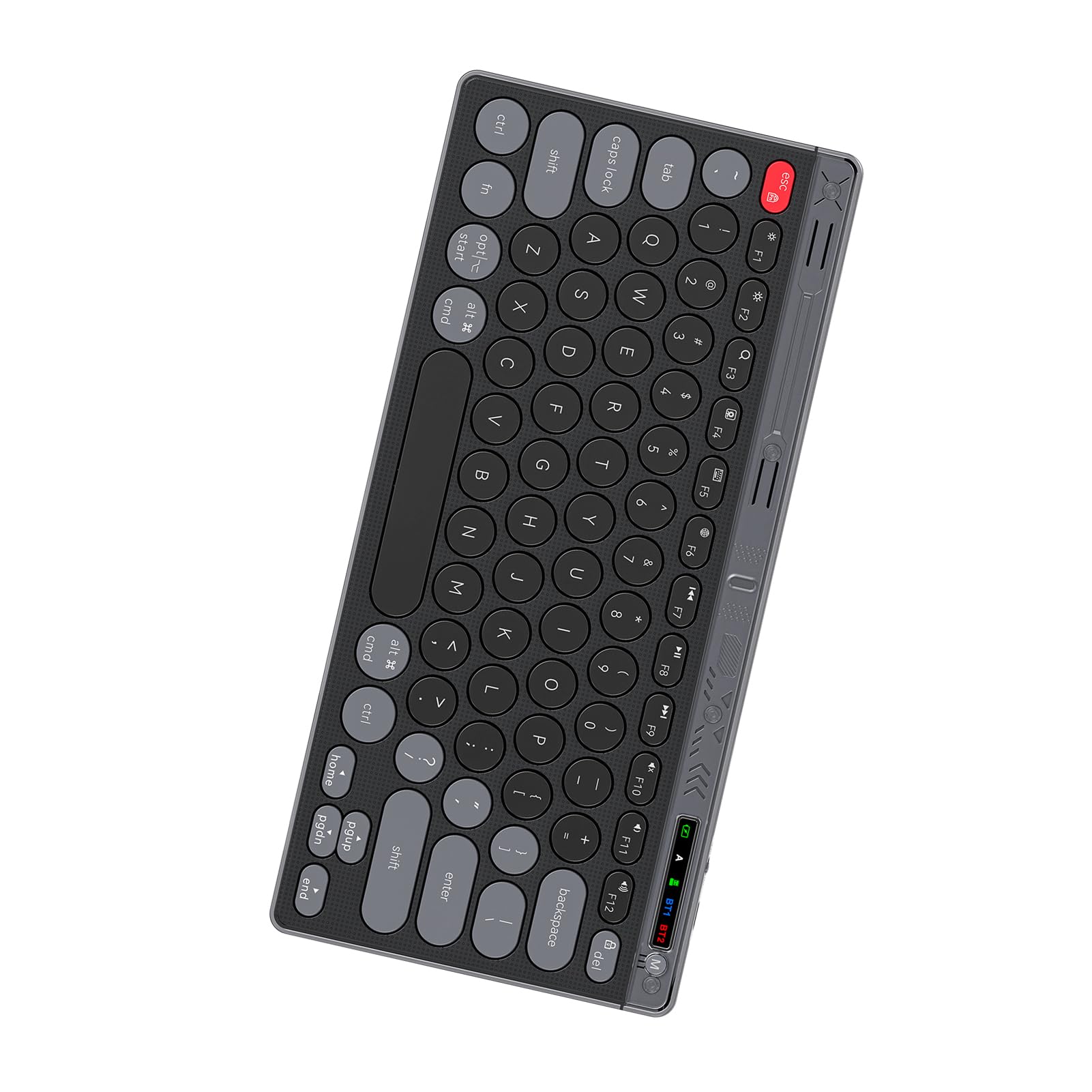 Matybobe Tastiera Wireless a Forbice Tastiera Aziendale a Forbice (Nera)