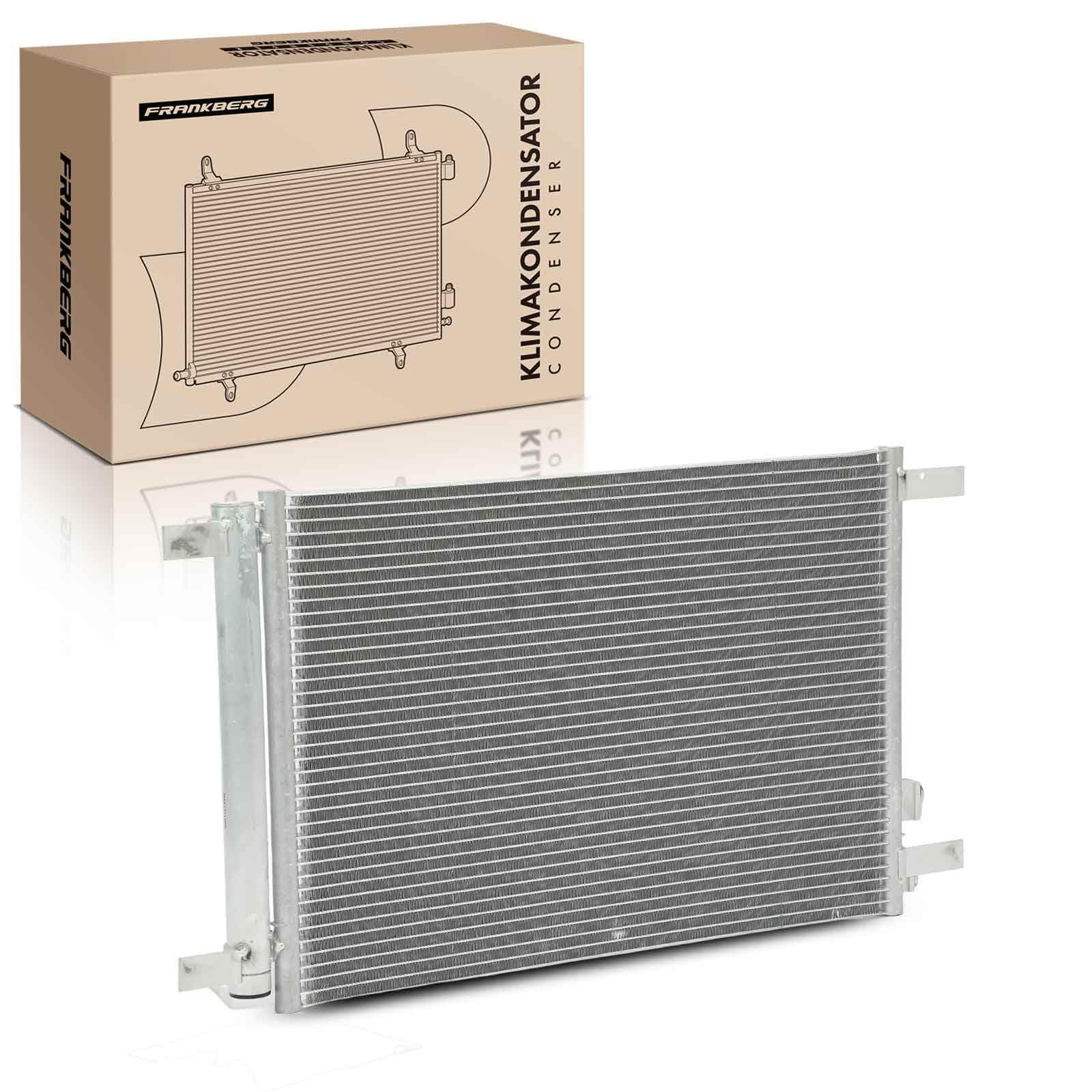 Frankberg Compresor de aire acondicionado con secadora compatible con A3 8V1 8VK 1.0L-2.0L Gasolina 2012-2017 Ibiza V KJ1 1.6L Diesel 2017-hoy Reemplazo # 5Q0816411BF