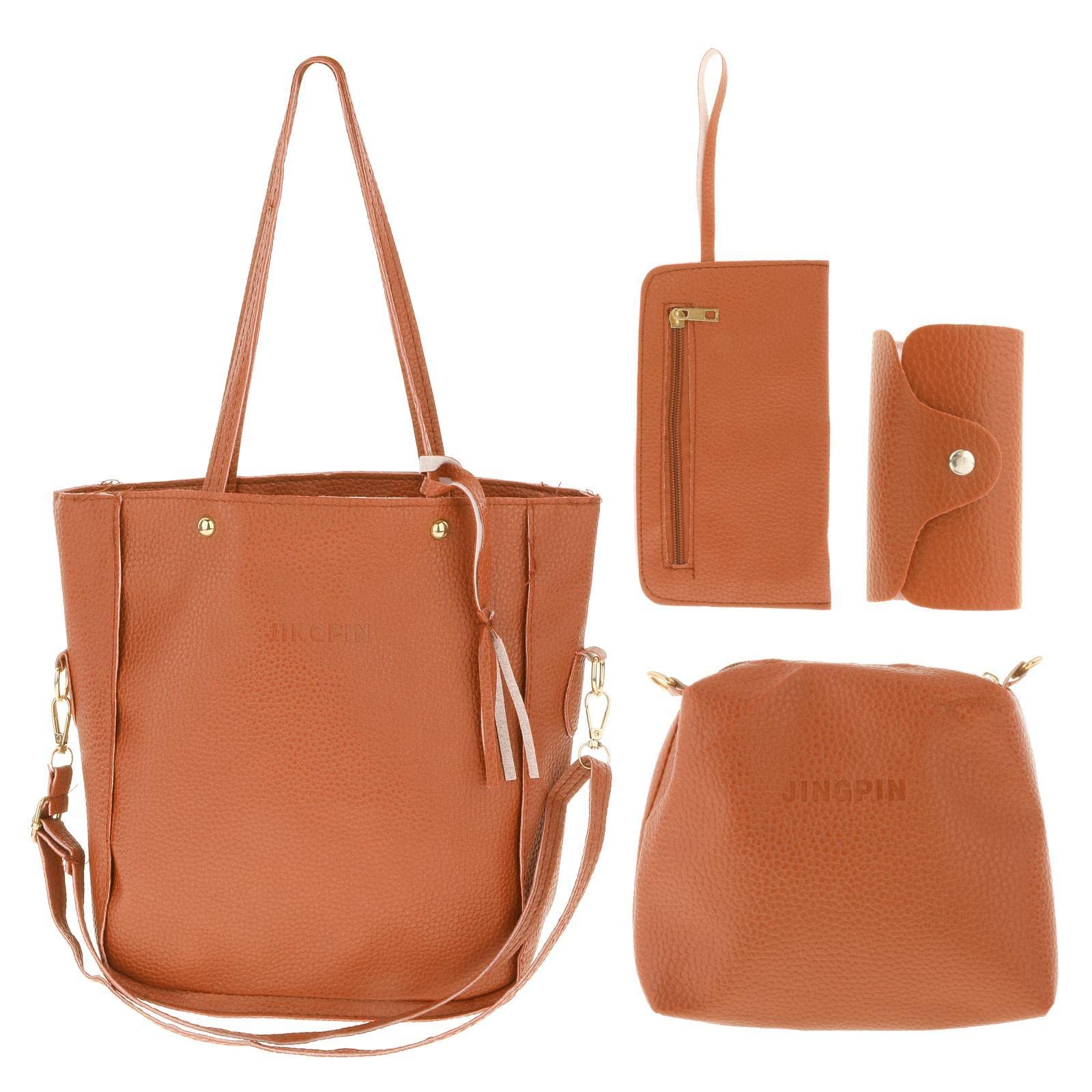 HEAVENGLOW Four-piece Fringed Suit for Handbag Brown|Womens Handbags & Bags-image-35