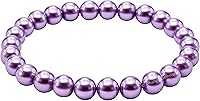 Vista 315 de Amazing Gemstone Pulsera de cristal para mujeres y hombres, pulsera de cristal curativo de protección, pulsera elástica con cuentas de piedras