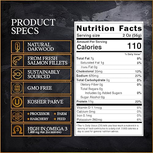 Miniatura 4 de New York's Delicacy Salmón noruego ahumado - 4 x 7 onzas (1.75 libras) - Rebanadas de tostadas en tres condimentos variados (pimiento, tradicional y