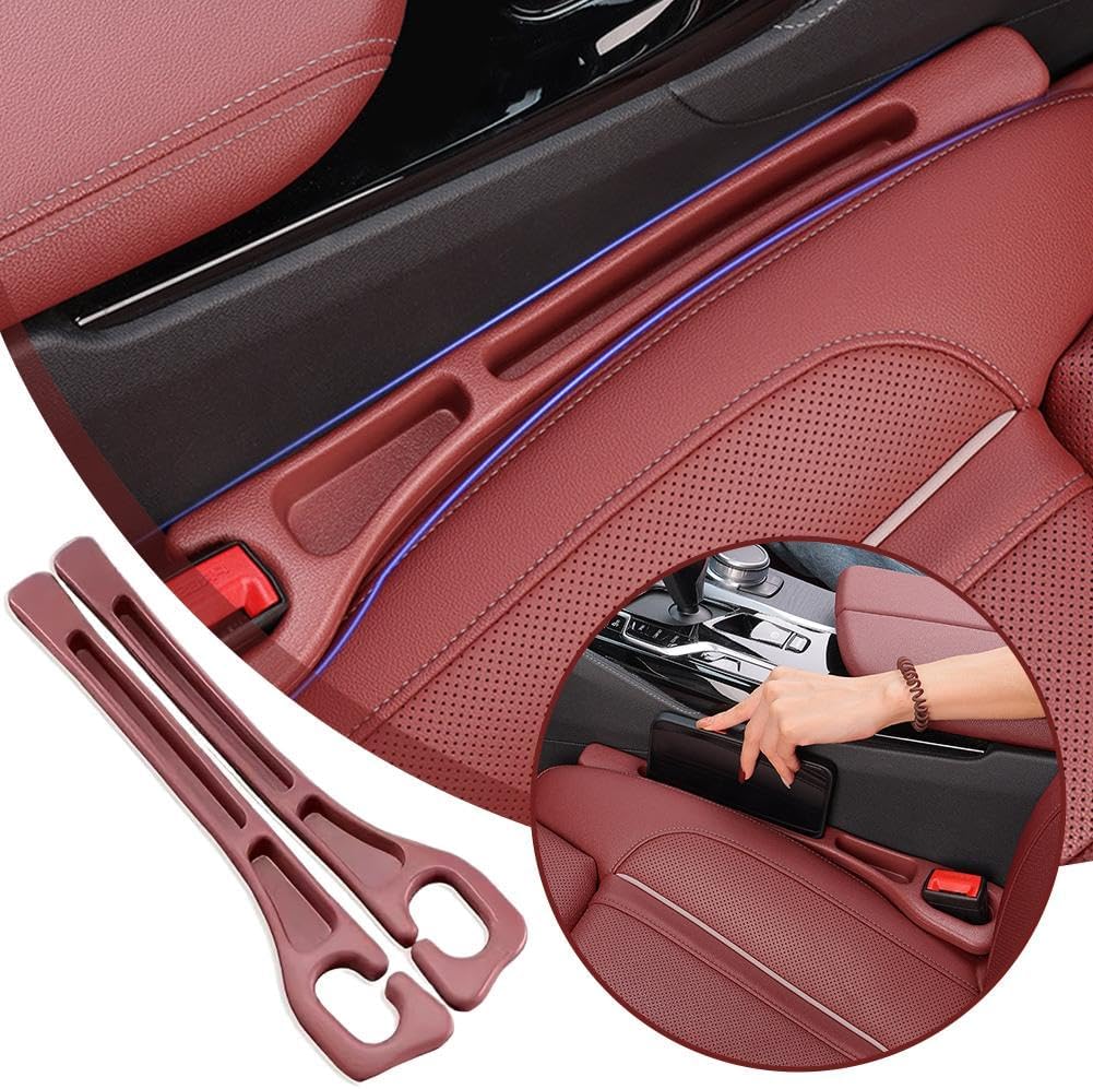 No Drop seat Guard,2025 New Car Seat Side Gap Filler Organizer,Automotive Trays & Bags, Car Side Gap Filler, Drop seat Gap fillers Between Seat and Console Stop Things from Dropping