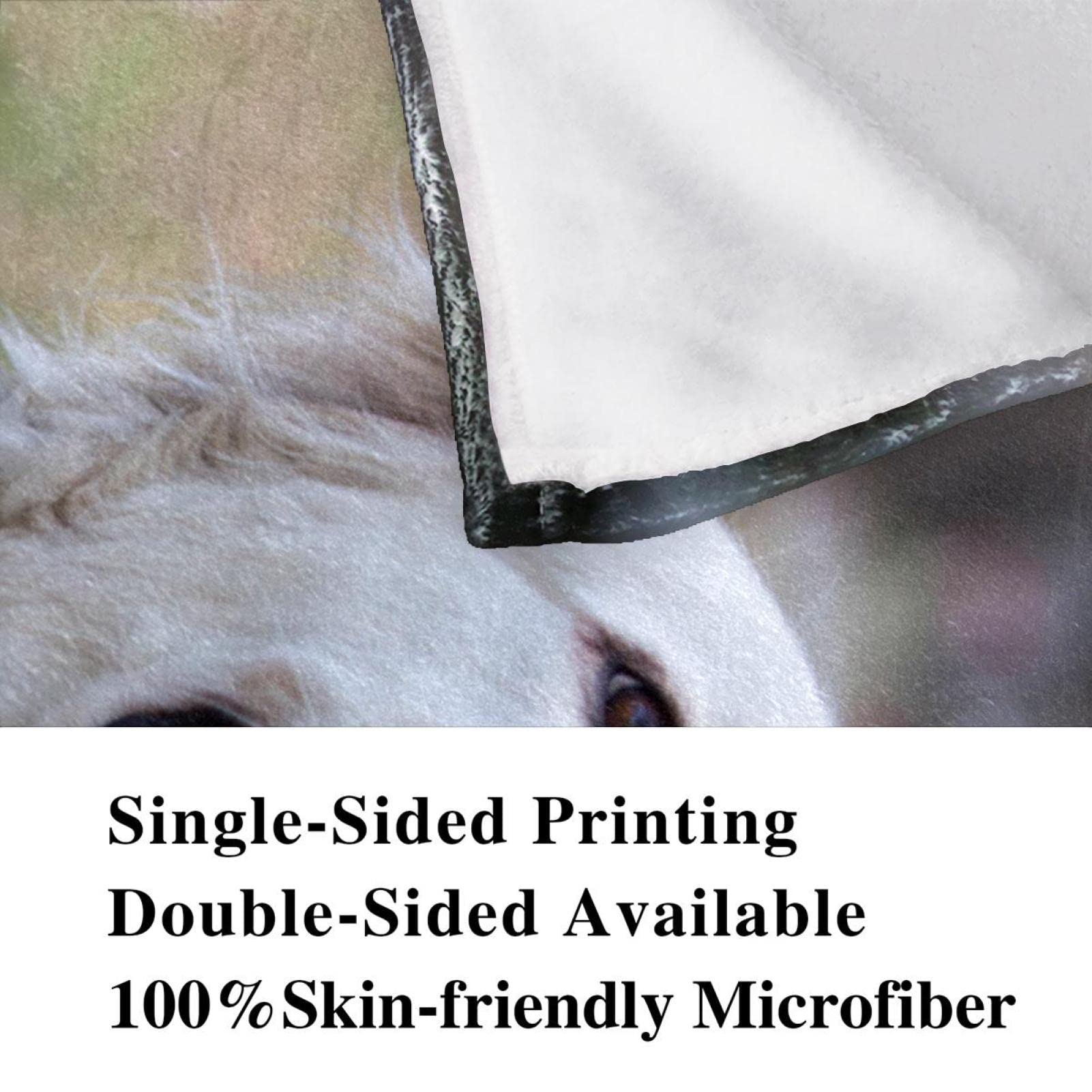 TBOUOBT Couverture Polaire de literie, décorative pour Le Sol du canapé de la Chambre,Golden Retriever Animal Chien Pet