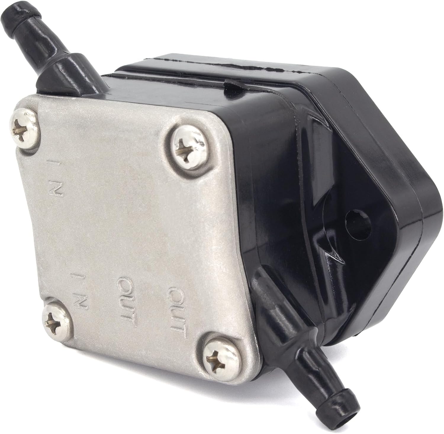 6C5-24410 Fuel Pump with Clips and O-Ring for Yamaha Marine 30-60 HP Outboard Boat Motors replaces 6C5-24410-00 6C5-24410-01
