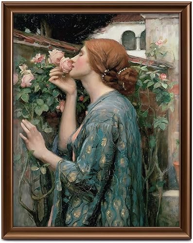 Lienzo decorativo vintage enmarcado para pared, impresiones de pared de granja para dormitorio, baño, oficina, pósteres rústicos para sala de estar,