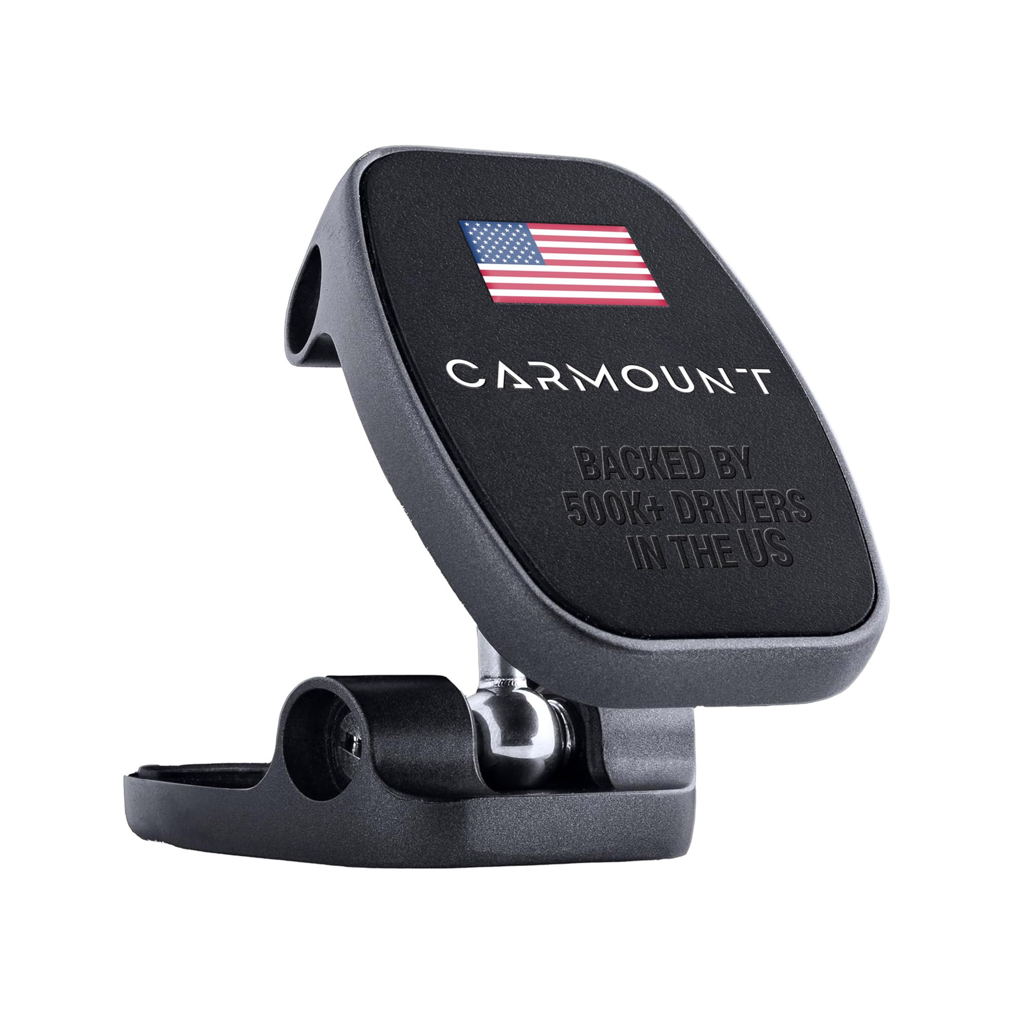 CARMOUNT F2 Adjustable Car Mount | 2.0 Magnetic Phone Mount, Dashboard Phone Holder for Car, 6X N52 Magnets, 360° Rotation & Tilt, Universal Dash Mount for All Cell Phones