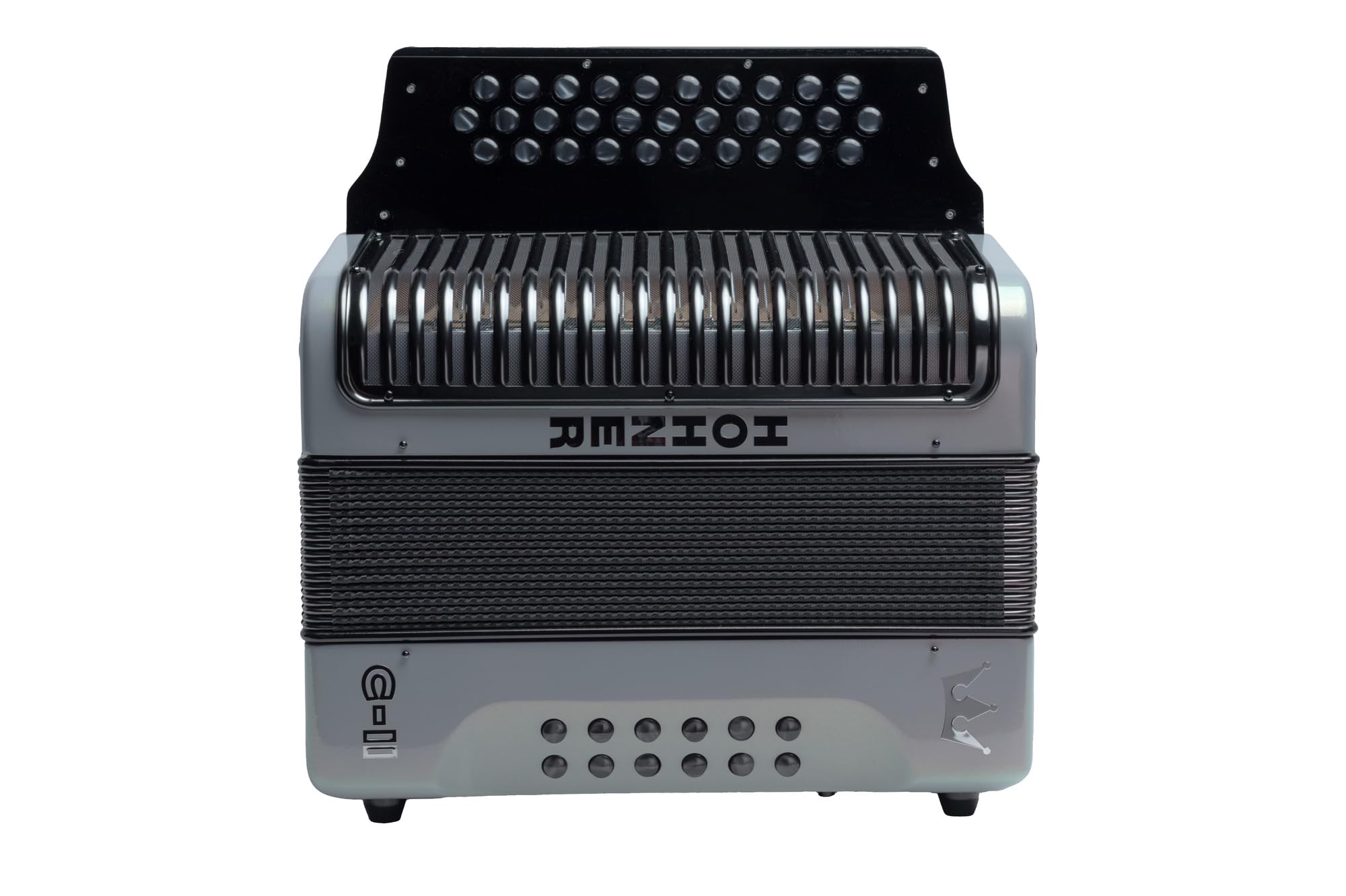 Hohner Corona C-II FBBEB Accordion Silver Rainbow (SVRB)