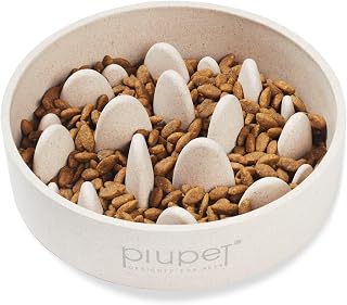PiuPet Slow Feeder Dog Bowl (13 fl oz)