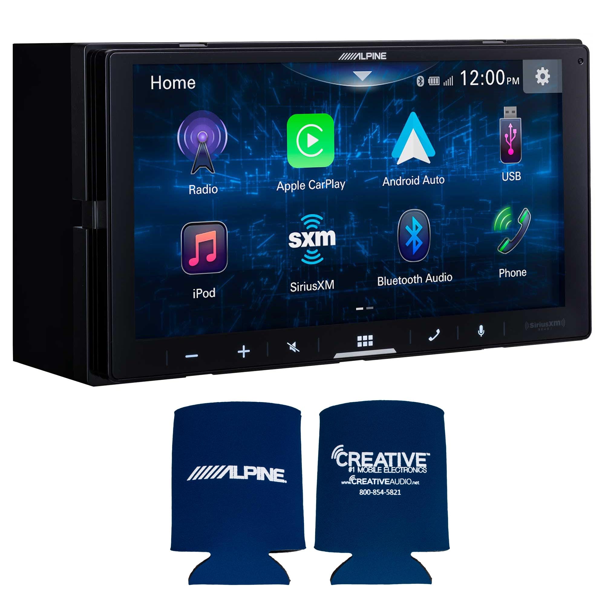 Alpine Bluetoothユニット モニター付き 8インチ Alpine X008U Navigation receiver with 8