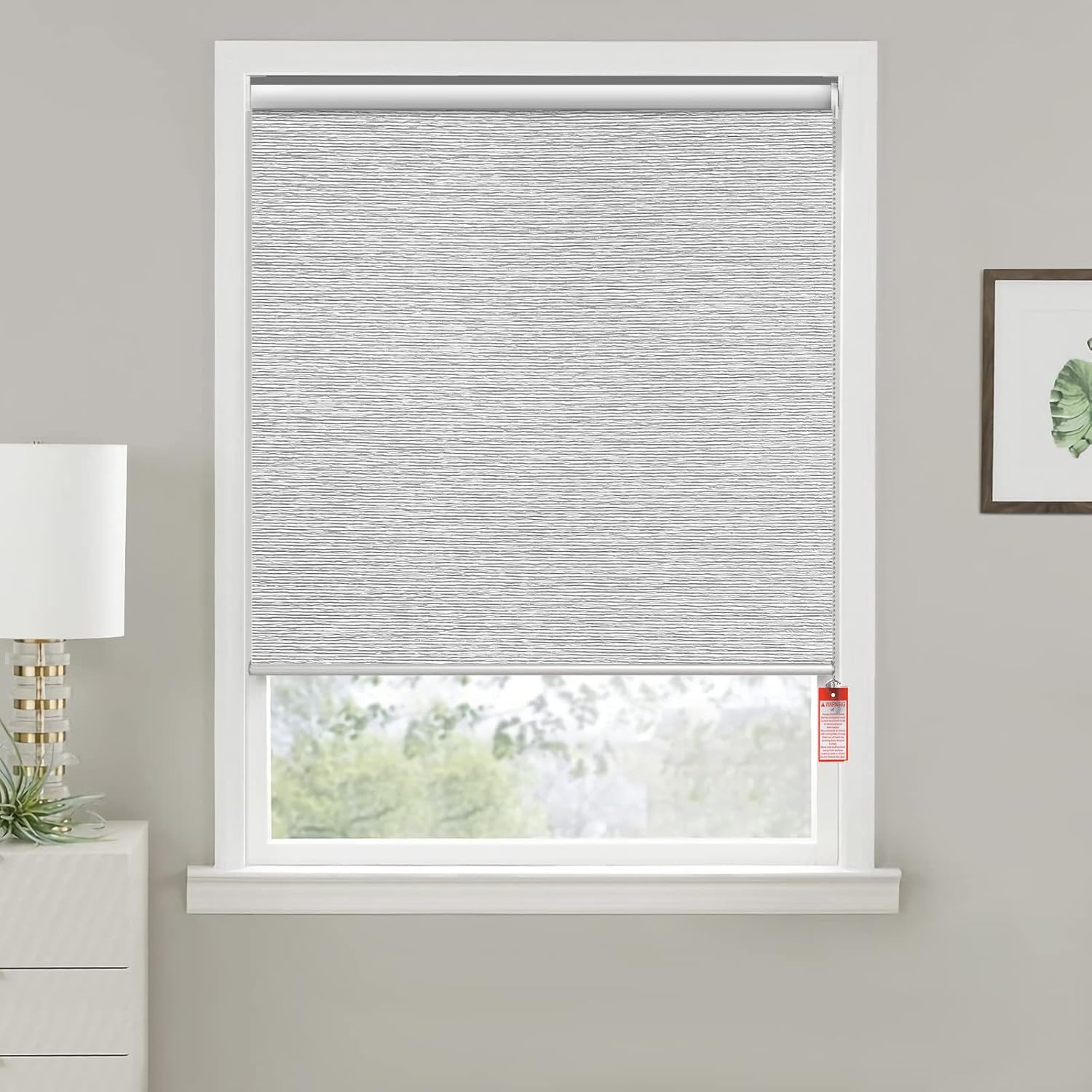 ALLBRIGHT Modern Blackout Roller Window Shades, 52" Wx72 H