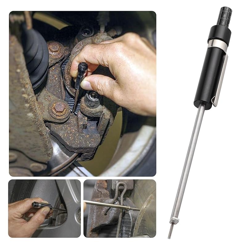 Medidor de Espessura de Pastilhas de Freio Espusta com Escala de 1,5 a 11 mm em Aço Inoxidável