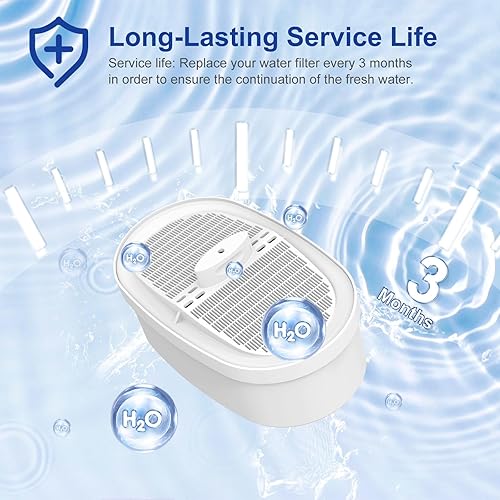 Miniatura 6 de Filtro de repuesto para Waterdrop WD-PF-01A Plus, paquete de 3, reduce PFOAPFOS, cloro, dura 3 meses o 200 galones, filtración de agua premium,