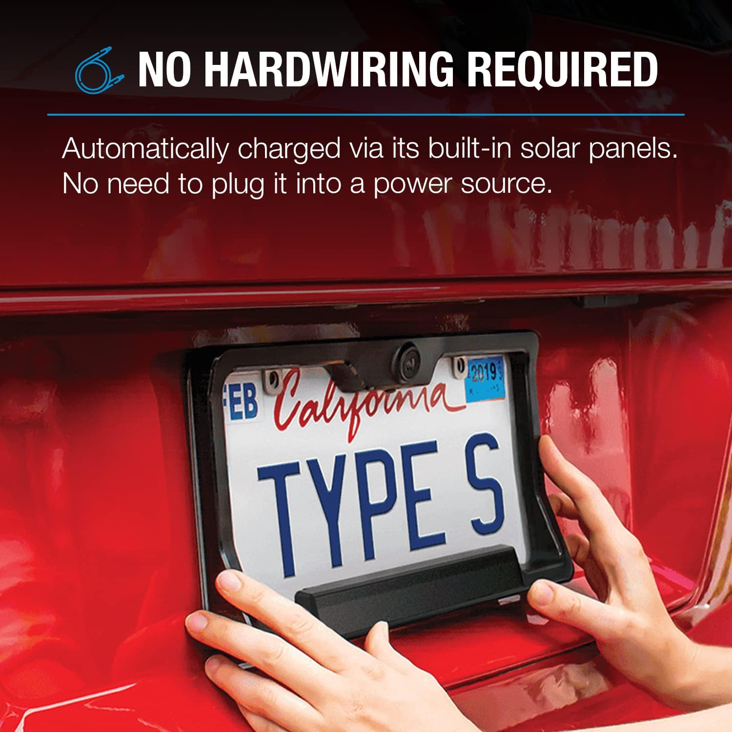 Cámara Para Matrículas Europeas Con Pantalla Digital Y Visión Nocturna