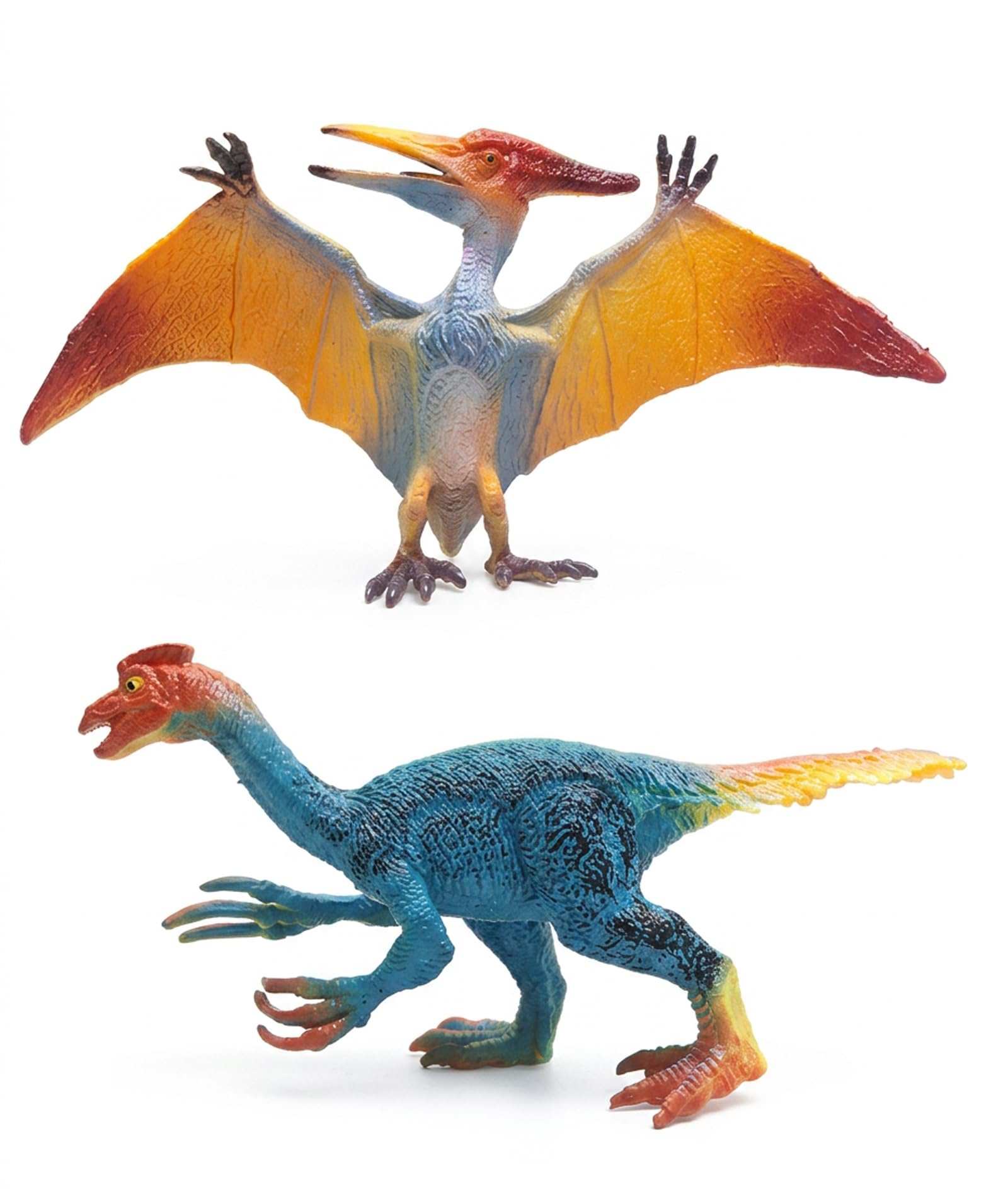 embroidery 2Pcs Mosasaurus Toys Dinosaur Toy for Kids, Dinosaur Toys for Kids, Two Piece Dinosaur Figures with Spinosaurus Toy Design, Ideal for Learning Activities and Dinosaur Themed EventsD-image-4