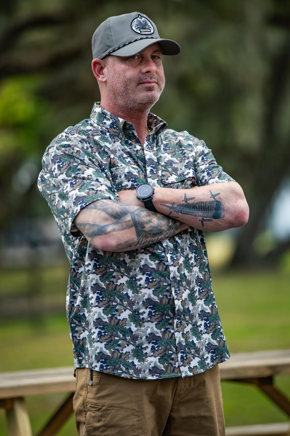 Nomad Mens Trucker Hat, Camo & Solid Adjustable Hunting Ball Cap - Image 3