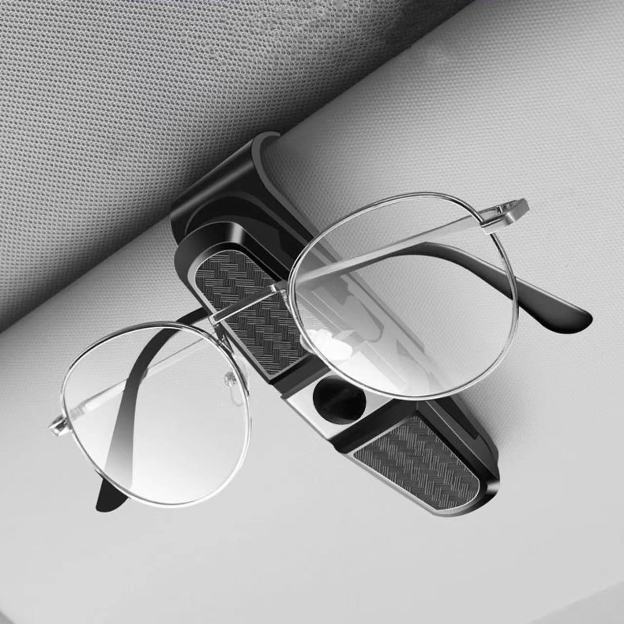 Porta Occhiali Per Auto - Clip Per Occhiali Da Sole E Biglietti Da Visita - Organizza L'Interno Della Tua Vettura - Foto 3