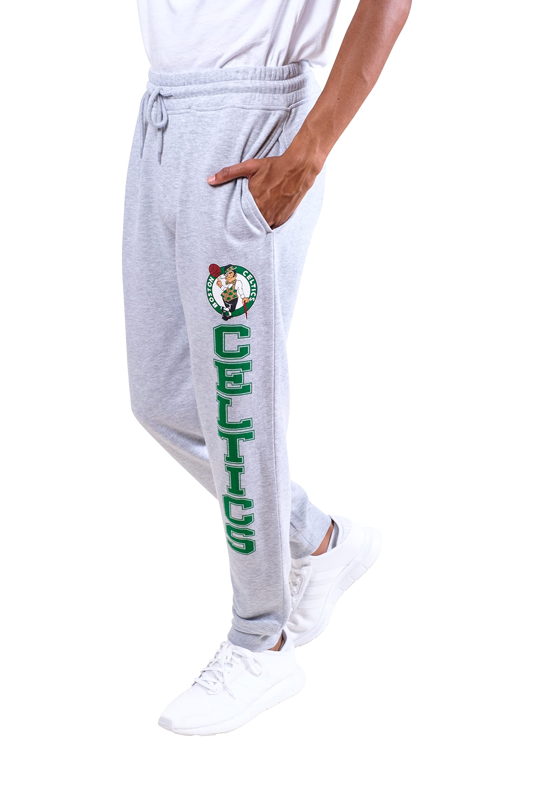 Ultra Game Pantaloni da Jogging da Uomo NFL Active Basic in Pile