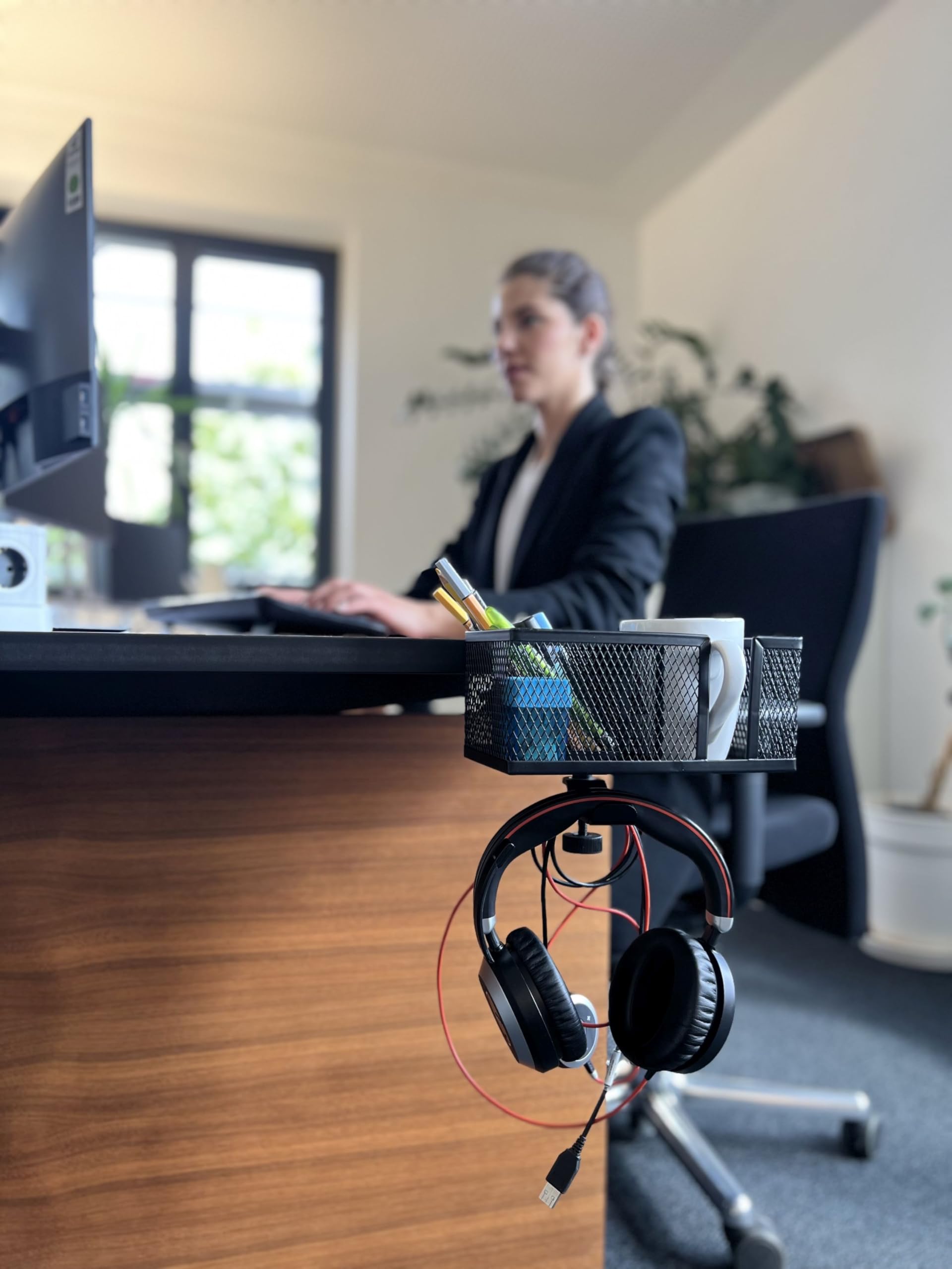 5er Set Verstellbare Dokumentenhalter - 360° Drehbar Mit Starkem Griff Für Monitor & Tisch