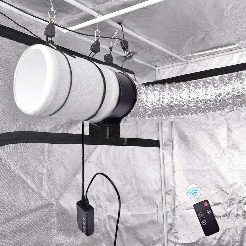 Authеntіс Crаzу Dеаlѕ Adasea 4/6/8 Inch Fan with Speed Controller, Carbon Filter Ducting, Temperature Humidity Monitor for Grow Tent Ventilation with Remote Control(4 Inch) Buу 1 gеt 1 🔥 Adasea 4/6/8 Inch Fan with Speed Controller, Carbon Filter Ducting, Temperature Humidity Monitor for Grow Tent Ventilation with Remote Control(4 Inch)