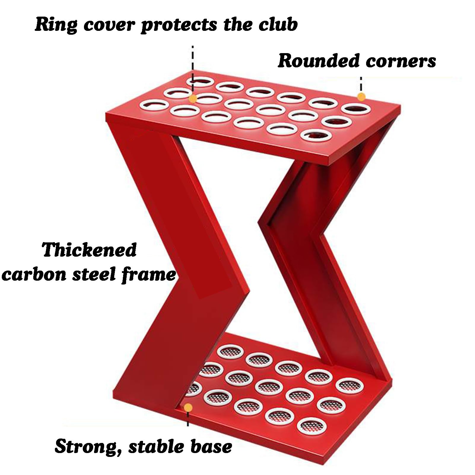 Stojak na kije bilardowe, metalowy stojak podłogowy, uchwyt 12/18, stojaki, stabilność konstrukcji w pokoju gier(Gold,18 card slots)
