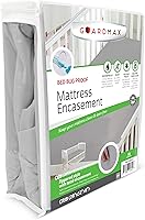 Vista 28 de Guardmax Funda de Colchón de Punto Jersey con Cremallera Completa - Protector de Colchón Impermeable y a Prueba de Chinches - Ropa de Cama