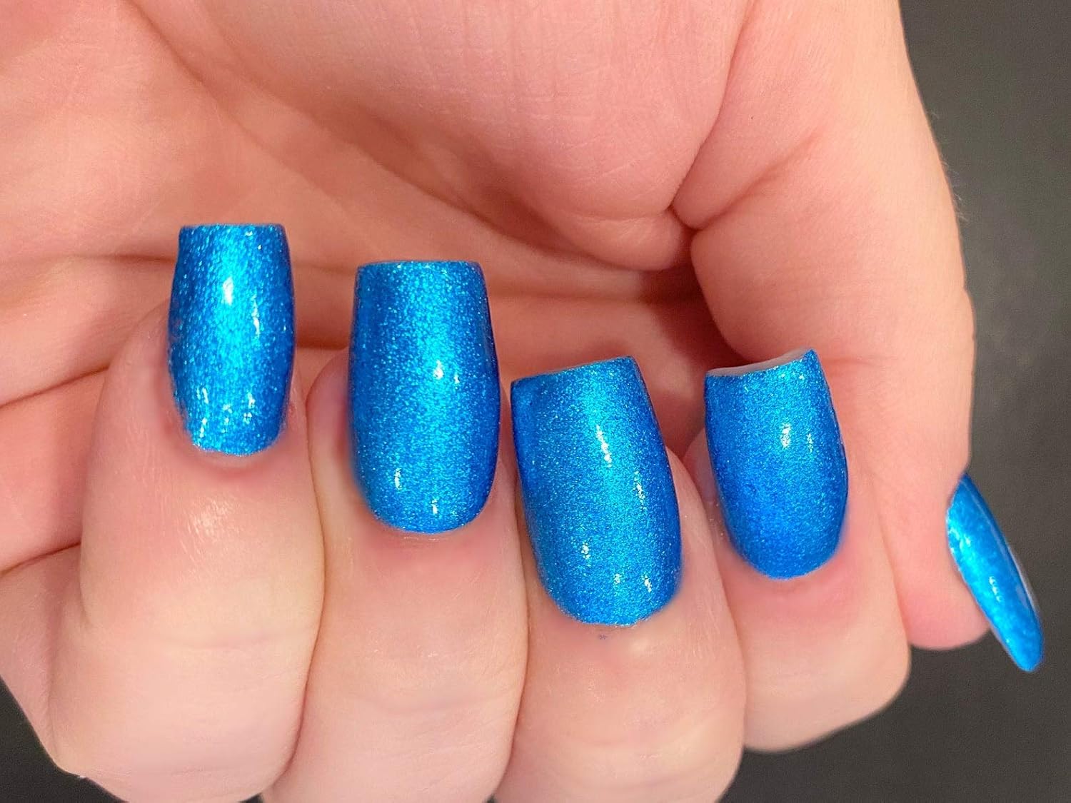 Electric Chills - Bright Blue Metallic Foil Nail Polish 15 mL