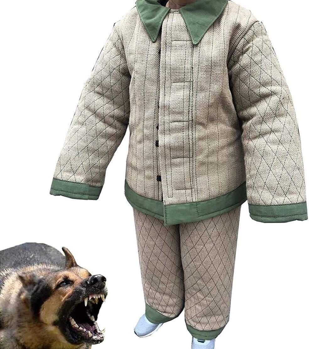Dog Training Suit - Anti-Dog Bite Jumpsuit for Medium Large Dogs Protective Clothing for and Obedience(Large)