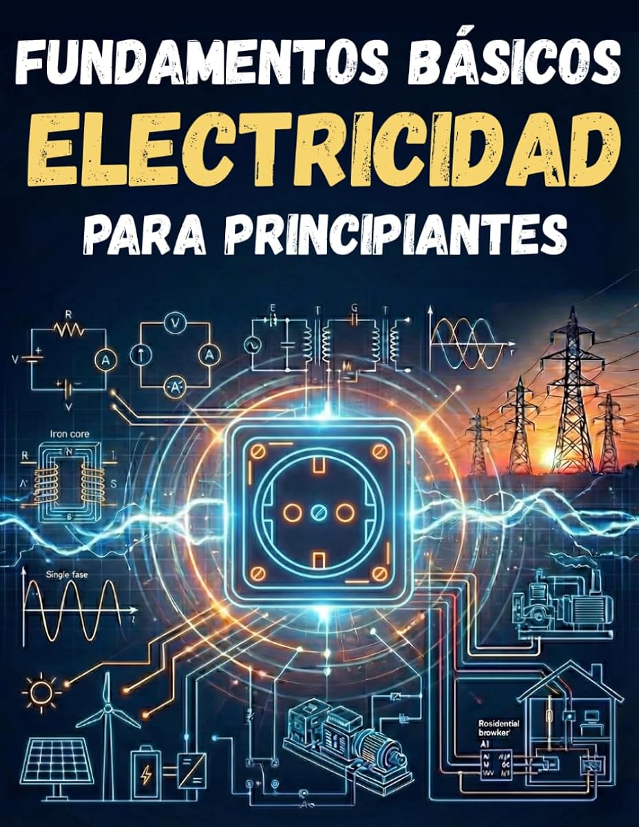FUNDAMENTOS BÁSICOS DE ELECTRICIDAD PARA PRINCIPIANTES: Todo lo necesario para aprender sobre electricidad. Guía completa (APRENDE CIENCIA DESDE CERO) (Spanish Edition)