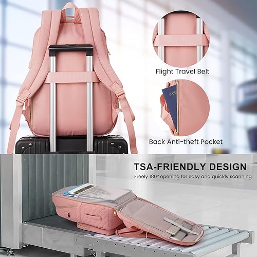 Miniatura 6 de Mochila escolar para niñas, bonita mochila para mujeres con compartimento para laptop, mochila para adolescentes para viajes universitarios y