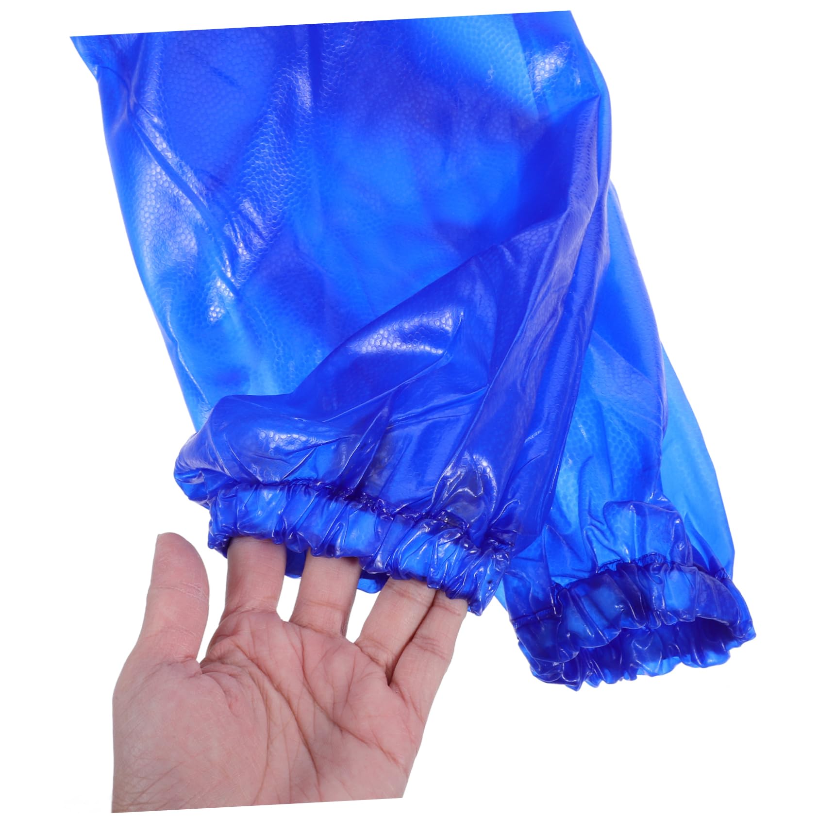 VILLCASE Langarmbluse wasserdichte Schürzen zum Geschirrspülen Geschirrspülschürze wasserdicht Laborjacke Schürzen Masse Laborkittel Küchenschürzenärmel Bulk-Schürzen PVC Blue