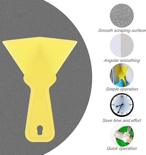 Miniatura 6 de Rascador de esquina de paneles de yeso de plástico 15 piezas de herramientas de esquina de paneles de yeso, cuchillo de masilla, herramienta