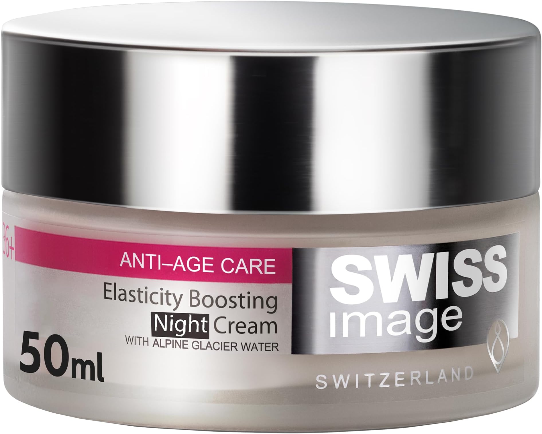 SWISSIMAGE ANTI-AGE 36+ - Elasticity Boosting Night Cream - Natural and Effective Ingredients - Parabens, SLE/SLES, and Phthalates-free - 50ml