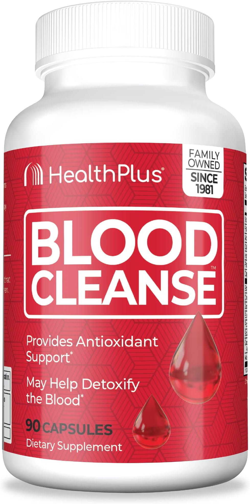 Health Plus Blood Cleanse Herbal Supplement, 90 Capsules, 45 Servings