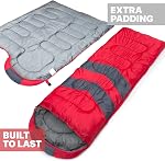 MalloMe Sleeping Bag for Adults Kids Boys & Girls for Winter, Fall & Spring - Single & Double - Waterproof Lightweight & Portable Backpacking Camping & Hiking Outdoor Travel with Compact Bag