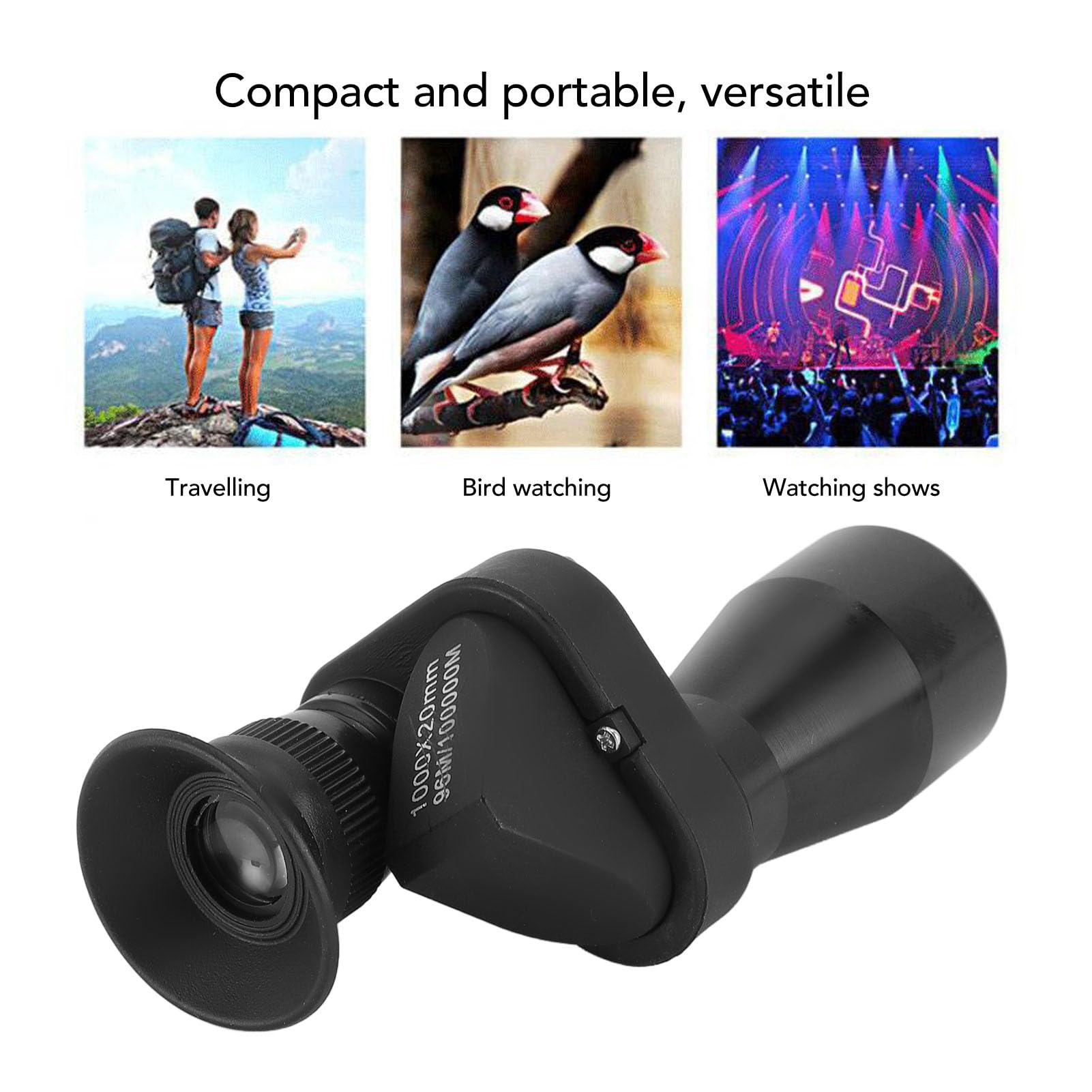 Produktbild von Zoom-Monokulars-Teleskop, Hochleistungs-Monokulars-Teleskop Für Smartphone Mit Stativ, HD-Monokular Für Erwachsene, Größere Vision Monokulars Für Wandern Jagd Stargazing Vogelbeobachtung