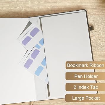 Lined Journal Notebook Linen Hardcover Ruled College Ruled Journals for Writing Note for Women Men Office School