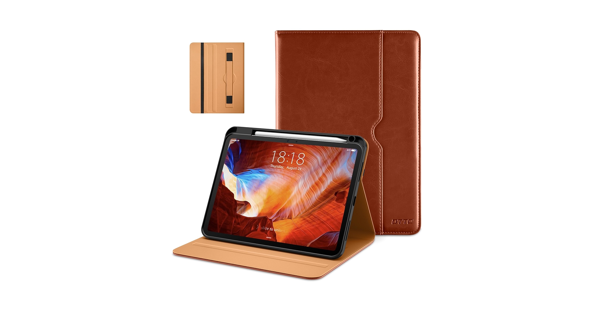 【T kawasetti 】iPad Pro13 m4 folioケース Smart Folio for iPad Pro 13-inch (M4) - Black - Apple