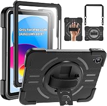 iPad 11th Generation Waterproof Case A16 (11" 2025) Full Body Protective Cover for iPad 10th Generation (10.9" 2022) IP68 Standard Fully Waterproof Dustproof Snowproof Shockproof Pen Holder