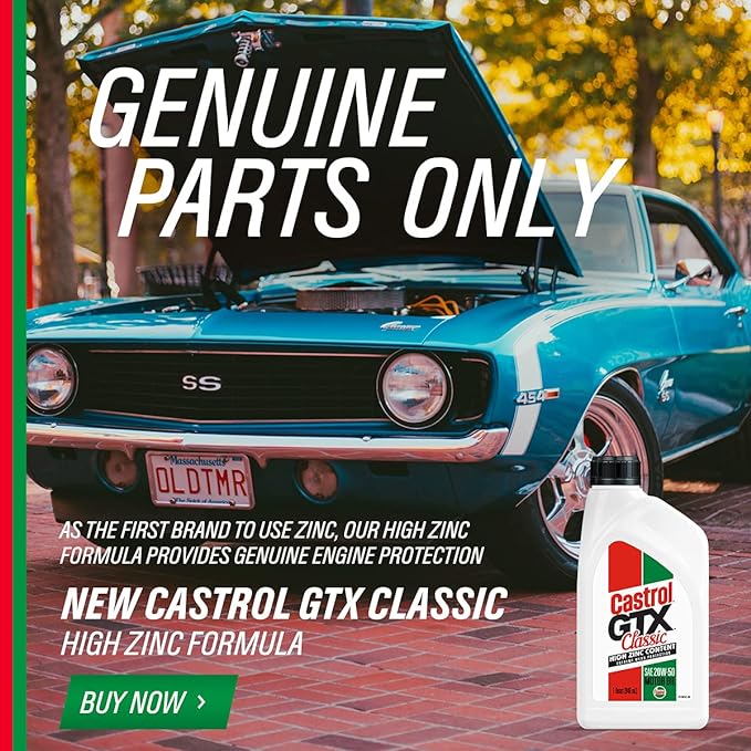 Castrol GTX Classic Aceite de Motor 20W-50 5 Cuartos miniatura 5