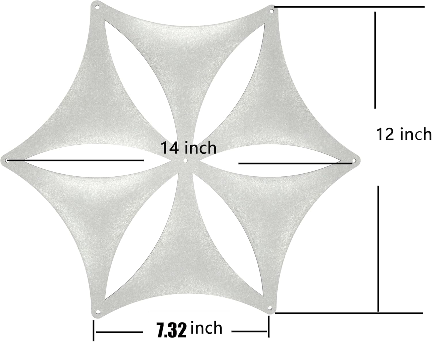 White 3D Flower Venus 14"x12" Hanging Room Divider Panel Felt Fiber Surface High Density Polyester Fiber Board Cut Room Partition Home Decoratio(12 Pcs)