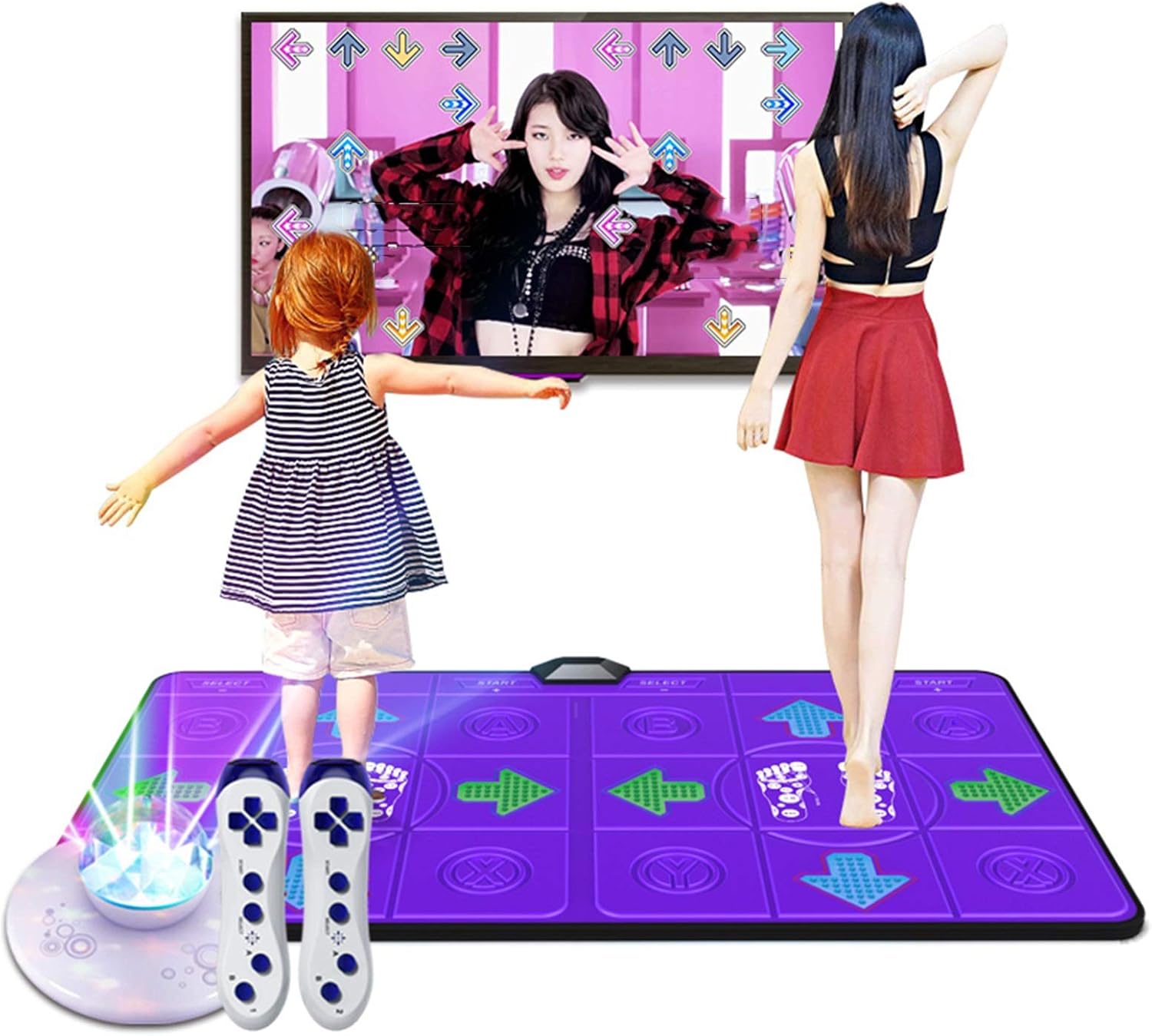 Somatosensory Dance Machine, Dance Blanket Double and Dancing Machine Home Game Non-Slip (Color : Standard 30mm) (Standard B 30mm)