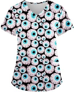 Cotta Wintertime Teen for Girls' V-Neck Button Down Clubby Straight Fit Classical Short Sleeve Quinceanera Top Tie-Dye Tops #z90