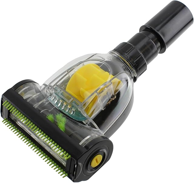 SPARES2GO Pet Hair & Dirt Removal Mini Turbo Floor Brush Tool for Shark Vacuum Cleaner (32mm / 35mm)