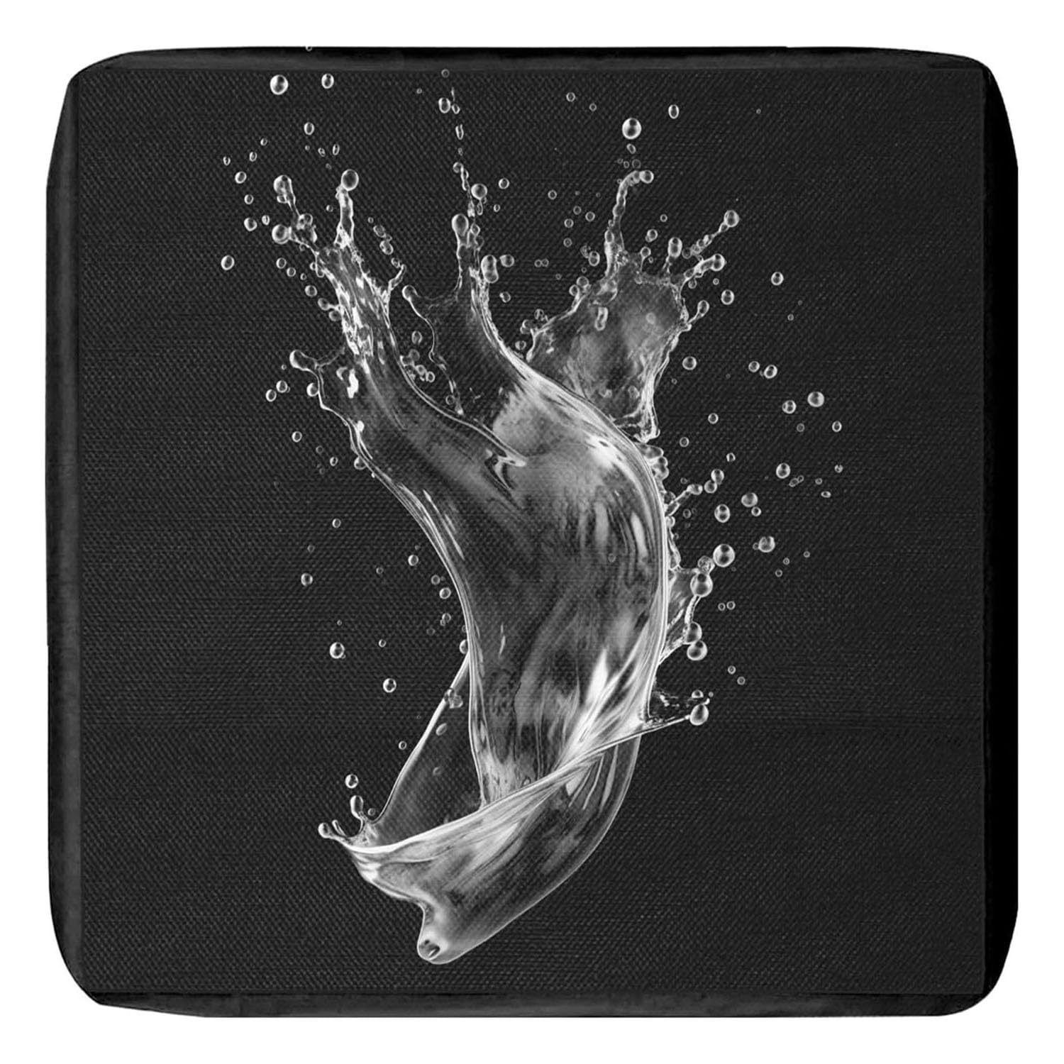 MSNCS 1/2/4 PCS Sofa Seat Cushion Covers Outdoor Waterproof,Garden Replacement Furniture Seat Covers with zipper,Washable,for Indoor Outdoor Patio Sofa(Black,63x68x12cm 1pcs)